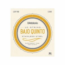 D'Addario EJ85S Bajo Quinto Stainless Steel Mariachi Strings