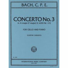 Bach, C.P.E. -- Concerto No. 3 in A Major (F Major), H. 439/W. 172 for Cello and Piano