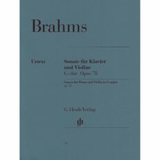 Brahms -- Sonata in G Major, Op. 78 for Violin and Piano